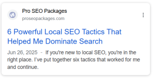 Local SEO